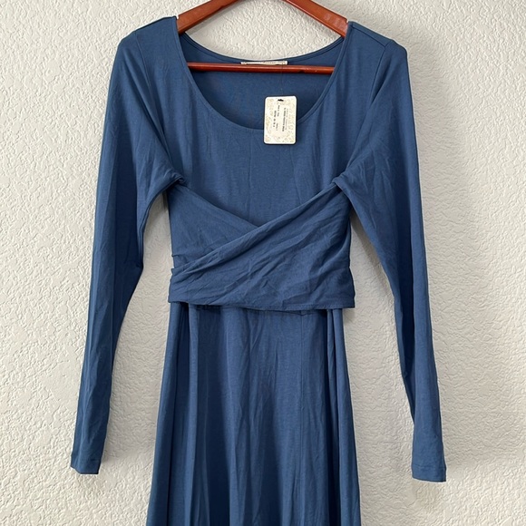 Peruvian Connection Fonteyn Indigo Wrap Dress - Picture 5 of 14